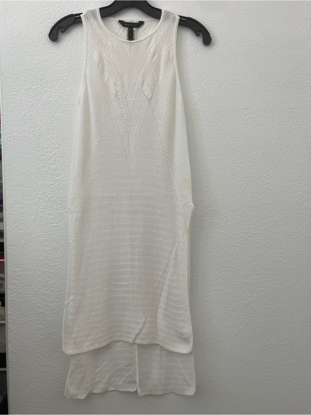 BCBGMaxAzria White Knit Top